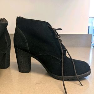 Black Timberland Booties